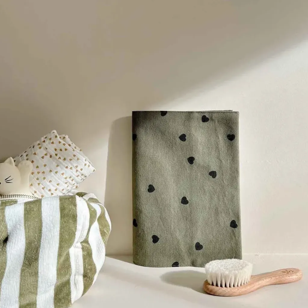 Rose In April Trousse de Toilette Vic Rayures Kaki - Sale