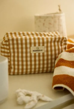 Gabrielle Paris Trousse de Toilette Vichy Curry - Outlet