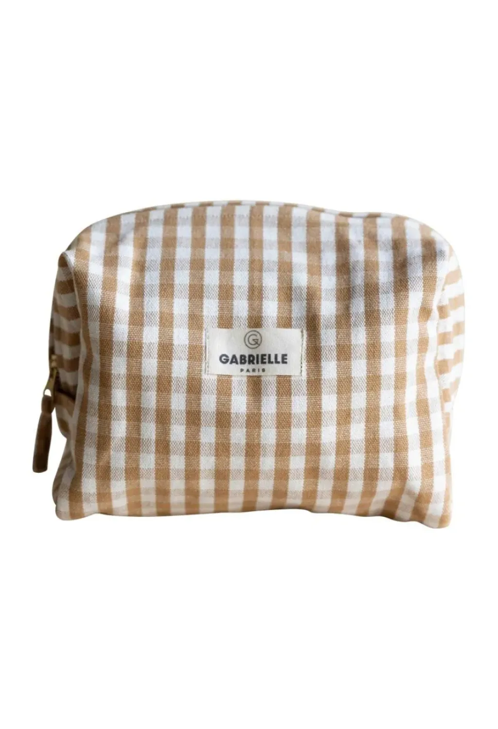 Gabrielle Paris Trousse de Toilette Vichy Camel - Fashion