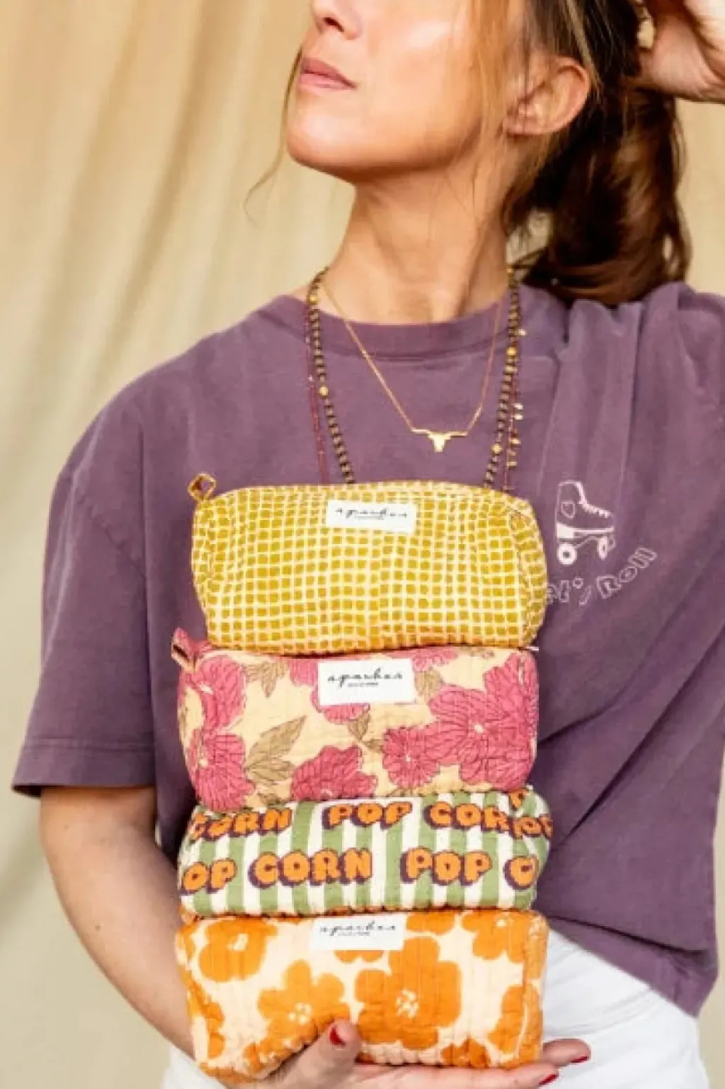 Apaches Collections Trousse Opal Joy Macadamia - Fashion