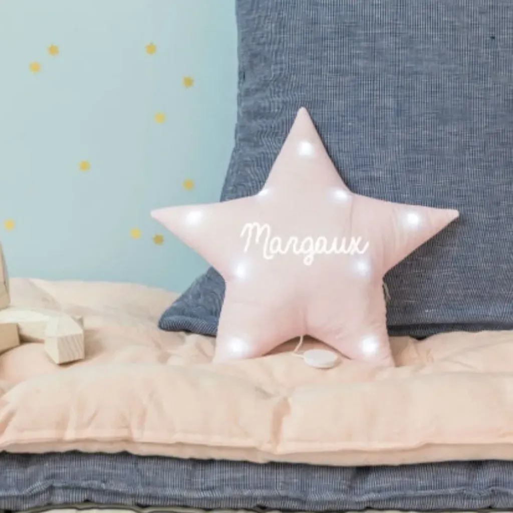 Oh la la Paris Veilleuse Etoile Musicale Rose Paillettes - Outlet