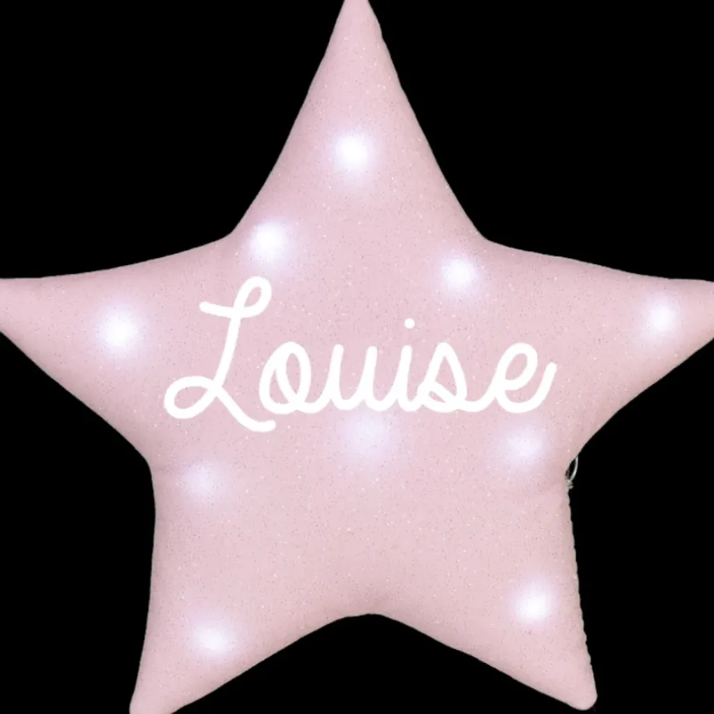 Oh la la Paris Veilleuse Etoile Musicale Rose Paillettes - Outlet