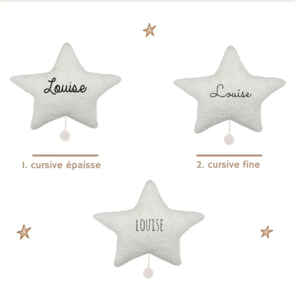 Oh la la Paris Veilleuse Etoile Personnalisable Moumoute - Fashion