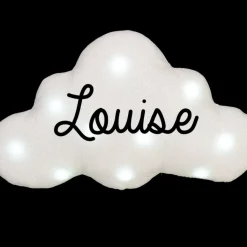 Oh la la Paris Veilleuse musicale nuage paillettes blanc New