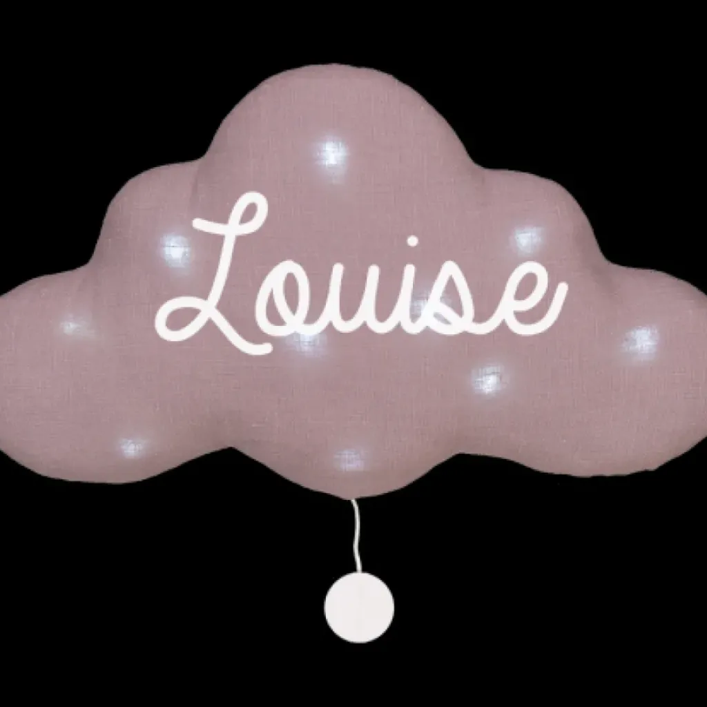 Oh la la Paris Veilleuse nuage lin mauve grisé Hot