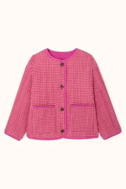 Apaches Collections Veste Dhoti Khadi Fuchsia - New