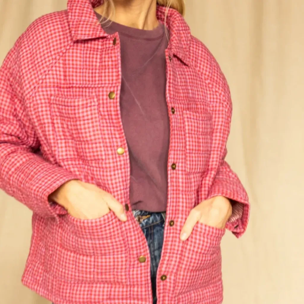 Apaches Collections Veste Kamal Khadi Fuchsia - Online